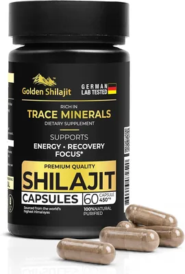 Golden Shilajit Kapsułki 800 mg, 60 kapsułek - Najlepsza cena