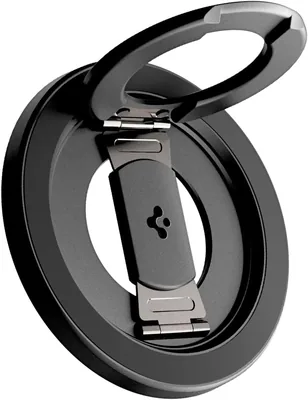 Spigen O-Mag MagFit+ MagSafe Dual Hinge Ring Stand Telefonhållare Dubbel Sidos Magnet för iPhone 17 17e 16 15 14 13 - Best Deal