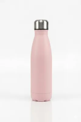 Stainless Steel Water Bottle 500ml - Leakproof Reusable Flask - Matte Finish