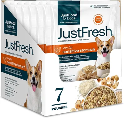 JustFoodForDogs JustFresh 7-Pouch Sensitive Stomach Dog Food Best Deal