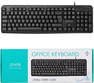 Barpre Wired Keyboard UK Layout, Full Size