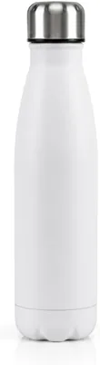 500ml Stainless Steel Water Bottle - Leakproof & Reusable - Matte Finish - Gym Companion (10% Off)