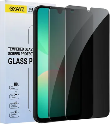 [2 sztuki] Ochrona ekranu do Samsung Galaxy A26, folia ze szkła hartowanego antyszpiegowskiego, rozpoznawanie odcisków palców - Najlepsza cena