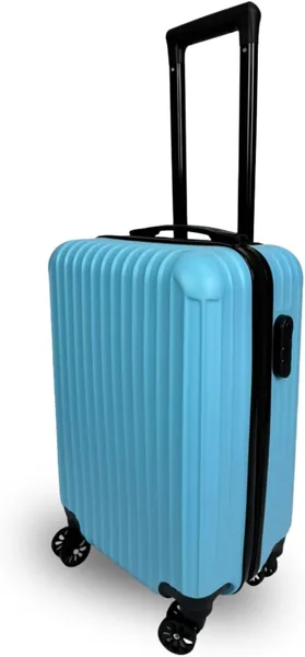 Mala de Viagem de Bordo Rígida com Senha 10kg Pequena Medidas ANAC Azul - Melhor Preço
