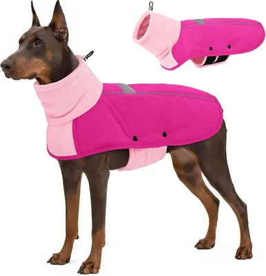 ASENKU Dog Turtleneck Winter Coat - Warm & Water-Resistant