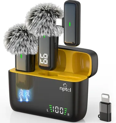 Vibox Lavalier Mic Noise Canceling LED Charge Display Best Deal