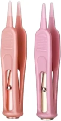 Nose Cleaning Tweezers with LED Light 2-Pack - Best Price