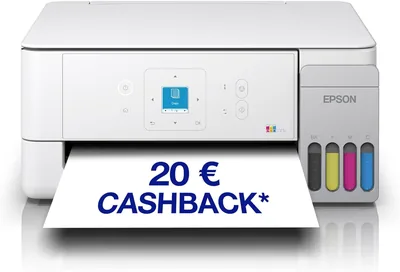 Epson EcoTank ET-2926 | Für beschäftigte Haushalte | Wi-Fi | A4 | Drucken, Kopieren, Scannen | LC-Display | AirPrint kompatibel | Kompakt | C