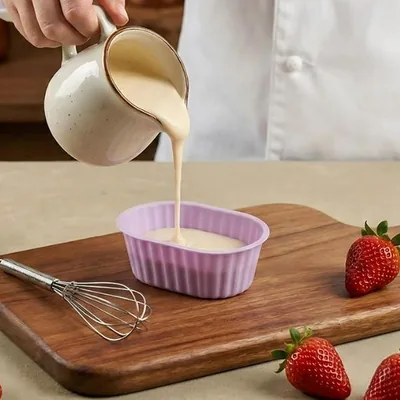 2Pcs Elliptical Silicone Cake Molds - Non-Stick, Quick Release - Best Deal