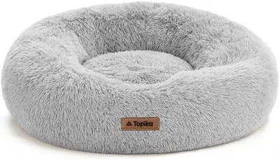 Fluffy Faux Fur Donut Bed for Pets - Best Deal