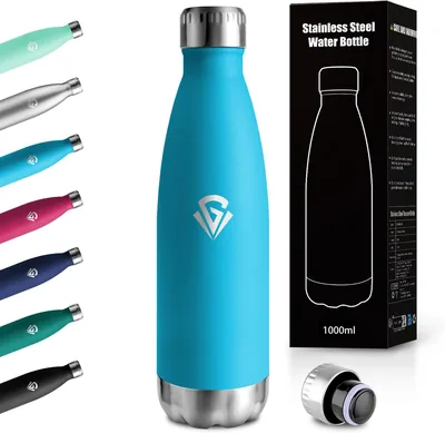 Bouteille d'eau en acier inoxydable 750ml étanche sans BPA réutilisable pour camping adulte extérieur yoga