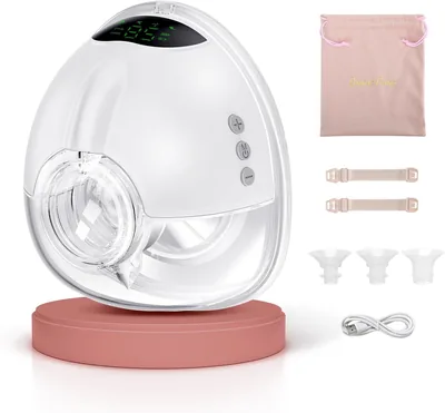 Lulia Electric Pump Handsfree Wearable Pumps LU05 (White)