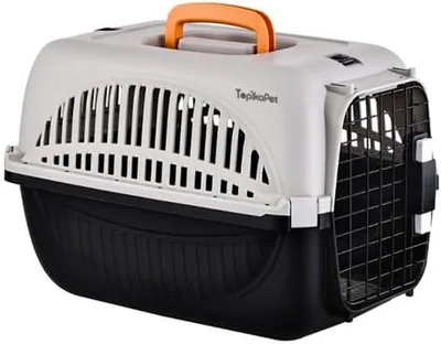 TopikaPet Pet Travel Carrier Box, Car Transport, Portable Cat&Dog Cage Best Deal