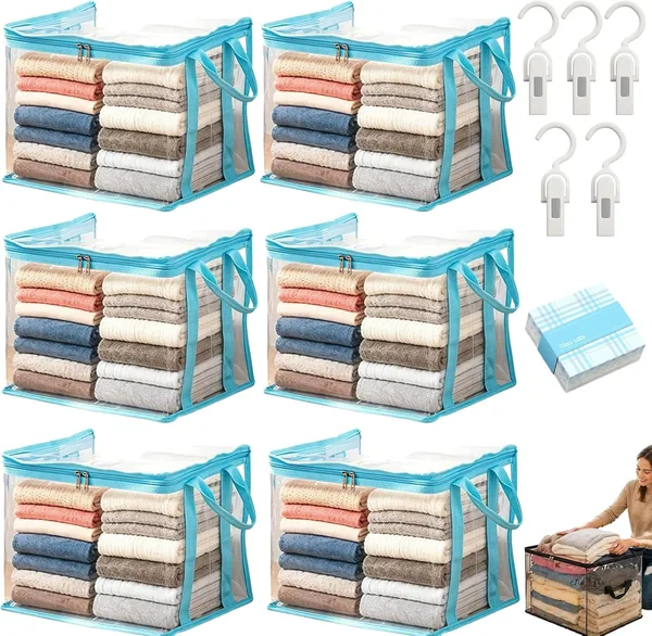 2026 Large Clear Storage Bag Clothes - Best Deal