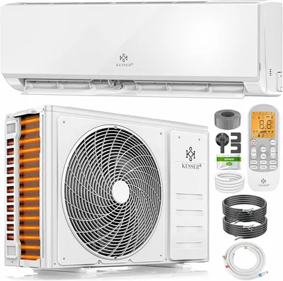 KESSER® Split Klimaanlage mit WLAN/App, Kühlleistung A++/Heizleistung A+, 18000 BTU/h (5300 W), sehr leise, Refrigerant Best Deal