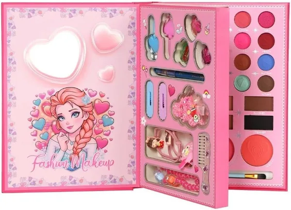 Girls Makeup Kit, 45 Piece, Kids Cosmetic Toy Set, Princess & Mermaid Theme - Best Deal