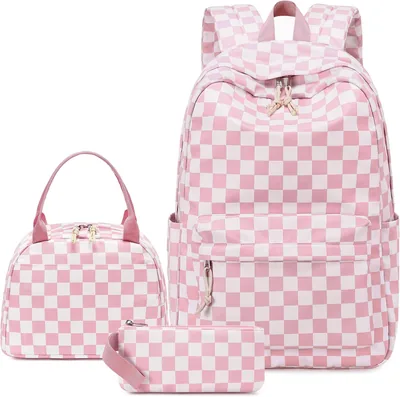 LEDAOU Backpack Girls School Bag Teen Set with Lunch Bag & Pencil Case - Best Deal