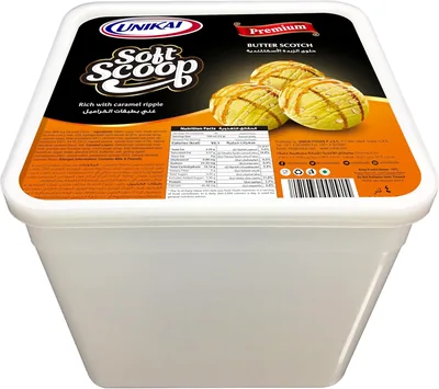 Unikai Premium Butterscotch Ice Cream 4 Litre | 34% Off