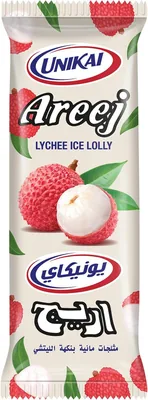Unikai Areej Lychee Ice Lolly 70ml Best Deal