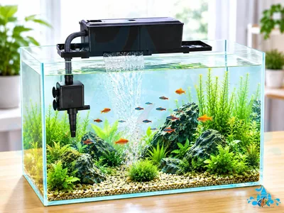 FAH® WP-3880F टैंक टॉप फ़िल्टर 40W पावर | 2500L/एच मैक्स फ़्लो | 3 फ़ीट से ऊपर एक्वेरियम के लिए | 'फ्री' कॉटो के साथ सुपर सफ़ाई