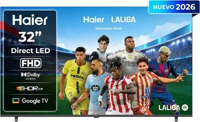 Haier K85 Full HD 32" Smart TV con Google TV y Chromecast - Ahorra un 41%