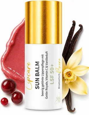Bedrop Sonnencreme Sun Balm SPF 50+ mit Royalgelée, Manuka und zartem Vanilleduft - Sonnenschutz mit LSF wiederaufgefrischt