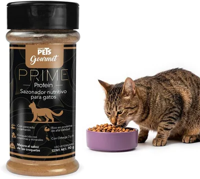 Fancy Pets Prime Protein Sazonador Nutritivo para Gatos con Pescado y Camarón 90 g
