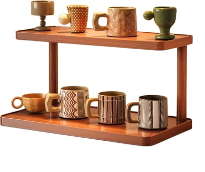 Bamboo Mug Holder Countertop Organizer - Best Deal