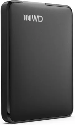 WD 2TB Elementer Mobil Utvänt External Hard Drive, USB-C Anslutning, USB 3.2 Gen 1/USB 3.0 Interface, Kompatibel med Windows, Mac