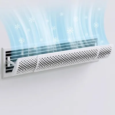 Seemo Central AC Air Deflector - Adjustable Vent Cover 73-105cm