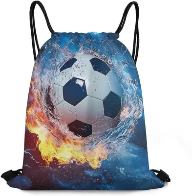 Vattens og väderfärdig sporttäck, personaliserad gymvask, fotbollskor design - Best Deal