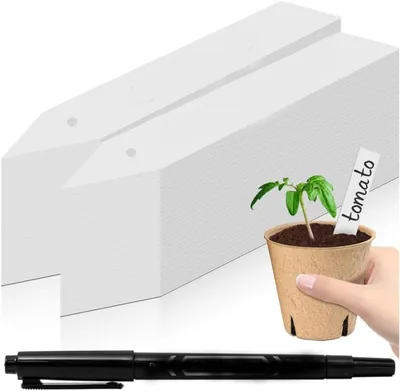 LANCI 100Pcs Plant Labels - Waterproof & Reusable Garden Tags Best Deal