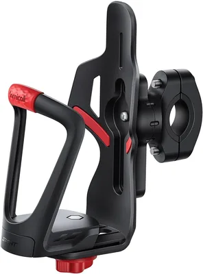 Lamicall Fahrradflaschenhalter, Getränkehalter für Motorrad - [Für 55-85 mm große Flaschen] [Tracker Speicher] Fahrradflaschenhalter