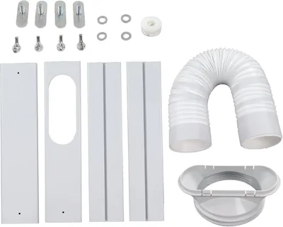 Ghzste Air Conditioner Vindvalv Kit, Universell Portabel AC Vindselv Seal Platter, Hose Adapter för 130mm/150mm Utledningshos