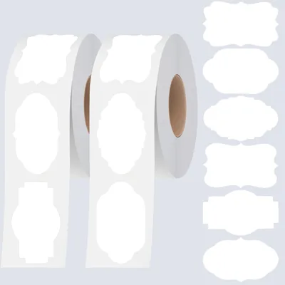 Removable Blank Stickers 600 PCS, Waterproof & Tear-Resistant, Best Deal