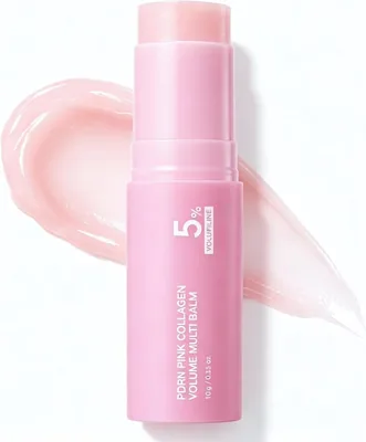 PDRN Pink Collagen Volumen Multi Balm Stick - Falten-Bounce Multi-Balm mit 5% Volufillinen, Kollagen und Peptiden - Best Deal