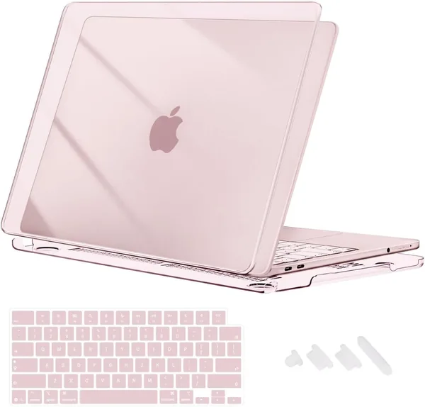 मिडकार्ट MacBook Neo केस 13 इंच 2026 रिलीज मॉडल A3404 के लिए हार्ड शेल केस कवर, ए18 प्रो चिप के साथ, कीगुआ