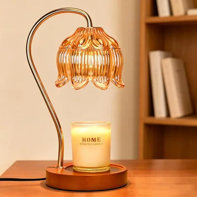 Vintage Lotus Flower Candle Warmer Lamp Best Deal