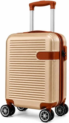 Mala de Bordo Premium 10kg ANAC com Rodas Duplas 360° e Cadeado TSA AntiFurto - Rígida, Leve, Resistente e Elegante para Viagens