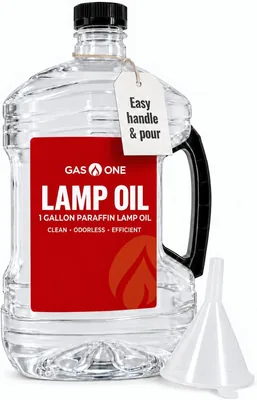 GasOne Liquid Paraffin Lamp Oil - 1 Gallon
