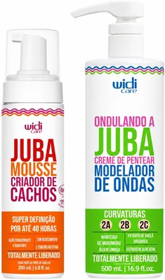 Kit Widi Care Ondulando a Juba: Creme Modelador de Ondas 500ml + Mousse Criador de Cachos 200ml - Melhor Preço