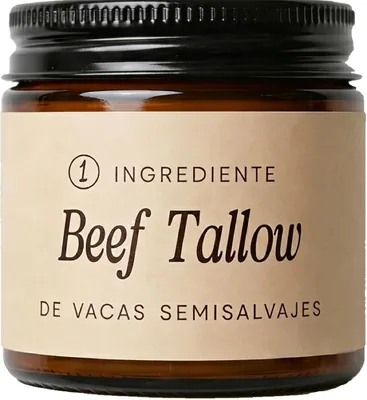 La Artesana Beef Tallow Puro 60 ml | Crema Facial Hidratante con Sebo de Res Natural de Grado Cosmetico | Cosmética Artesanal 40% Off