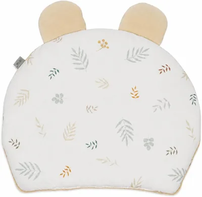 TINY STAR Baby Pillow 35x28cm - 100% Cotton, Oeko-Tex Certified, Machine Washable, Anti-Allergic (Harmony & Ivory) Best Deal