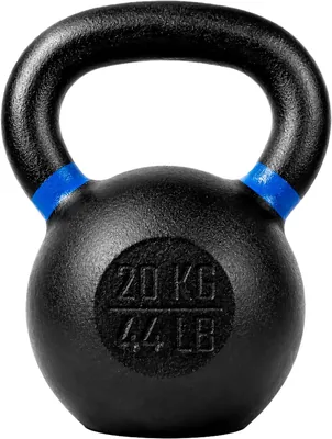 Kettlebell CENTURFIT Ruso de Hierro Fundido con Revestimiento en Polvo - 44-70 Libras - Pesas Profesionales para Crossfit y Fitness