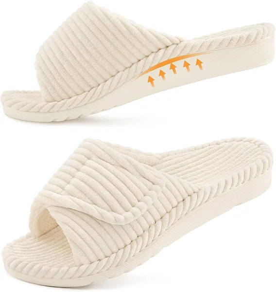 Indoor Slippers for Women with Arch Support - 58% Off