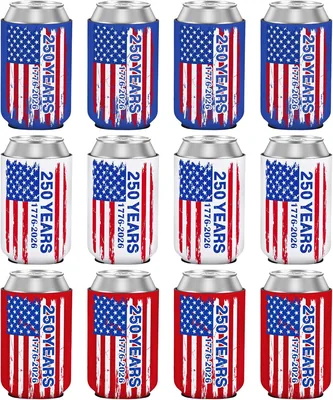 4th of July Can Cooler Sleeves Best Deal