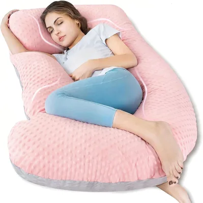 Almohada para Embarazada en Forma de G, 175 cm | Funda Extraíble, Abrazable