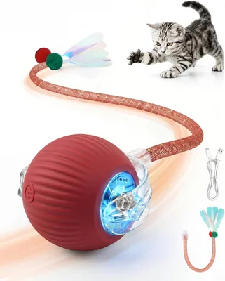 Interactive Cat Toy Rolling Ball - 3 Modes Best Deal