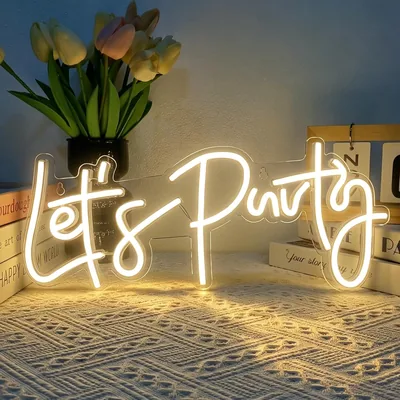 Let's Party Neon Sign 11% Off