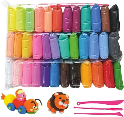 Duravel Air Dry Clay Set 36 Colours - Kids Craft Gift